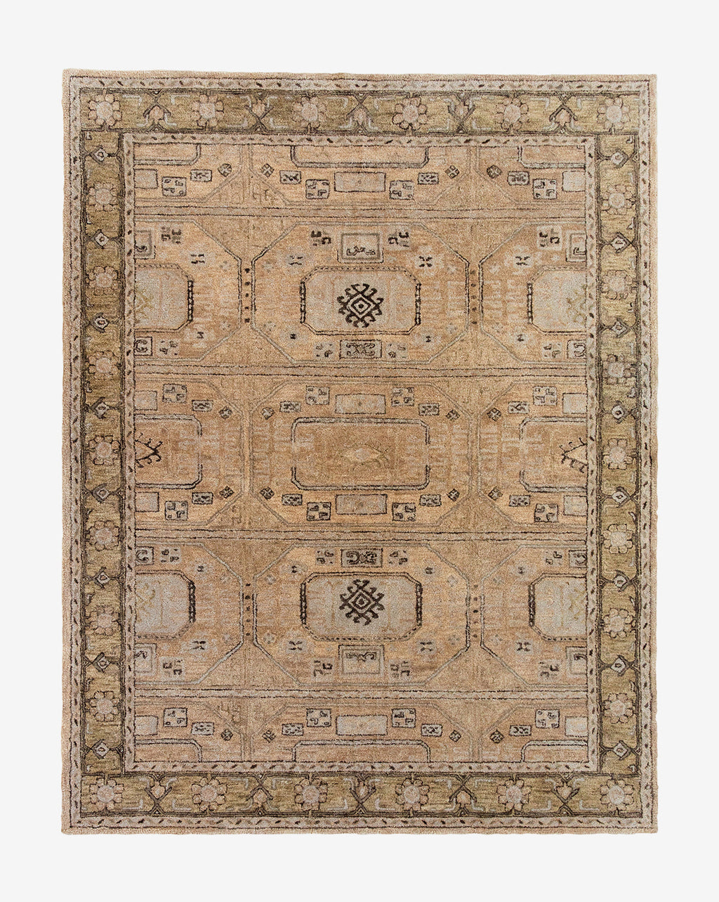 Ellington Fawn Hand-Tufted Wool Rug