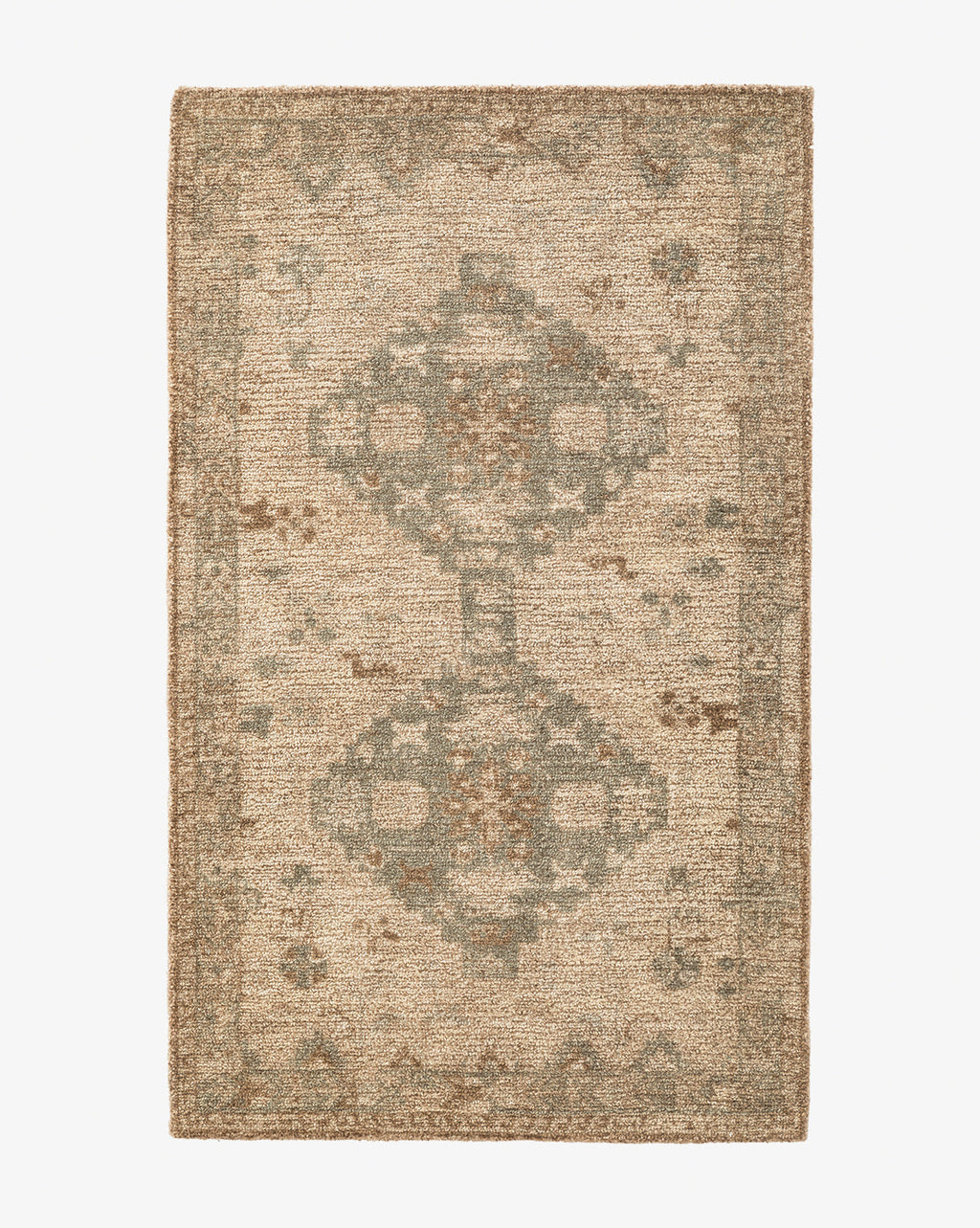Wilshire Natural Hand-Tufted Wool Rug